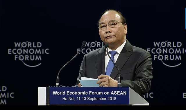 Thủ tướng nhấn mạnh, những cơ hội mà Cách mạng công nghiệp 4.0 mang lại cho ASEAN là vô cùng lớn