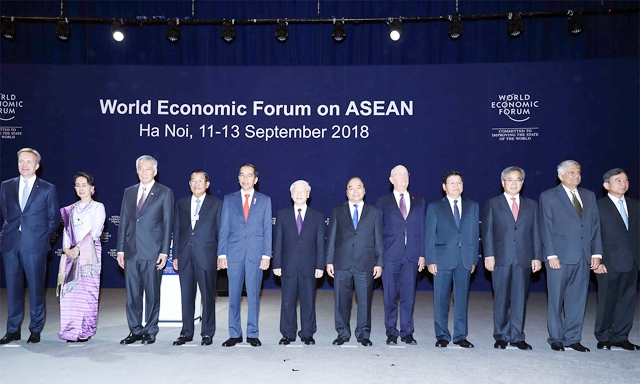 Các đại biểu dự Hội nghị WEF ASEAN 2018