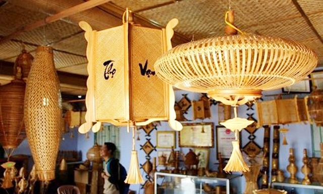 Sản phẩm mây tre của HTX đang vươn tầm xuất khẩu