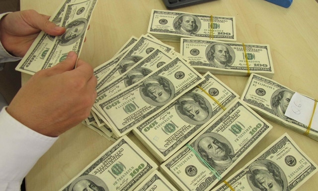 Ngân hàng Nhà nước niêm yết giá mua vào vẫn duy trì 22.700 đồng/USD.