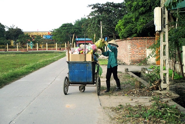 HTX đang làm tốt công tác thu gom rác thải nông thôn