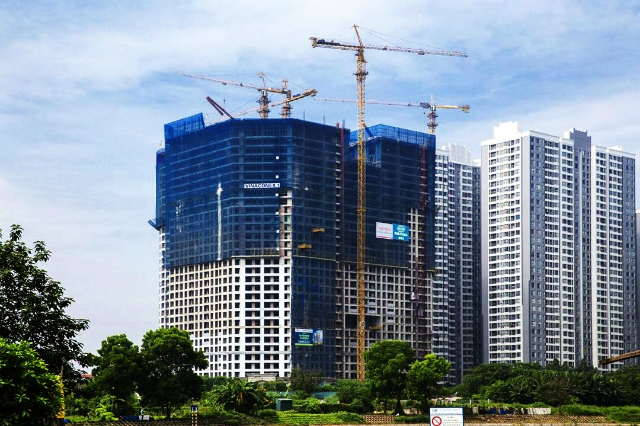 Sunshine Garden của Tập đoàn Sunshine tọa lạc tại vị trí đắt giá, liền kề Times City và khu sinh thái Vĩnh Hưng