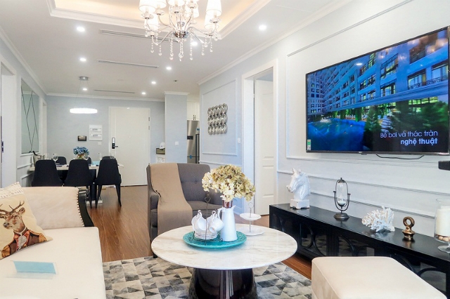 Các căn hộ Sunshine Garden đang được bán với mức giá chỉ từ 1,5 tỷ đồng, bàn giao nội thất nhập khẩu cao cấp