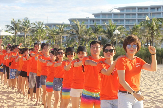Không gian team building không giới hạn bên bờ biển Quy Nhơn