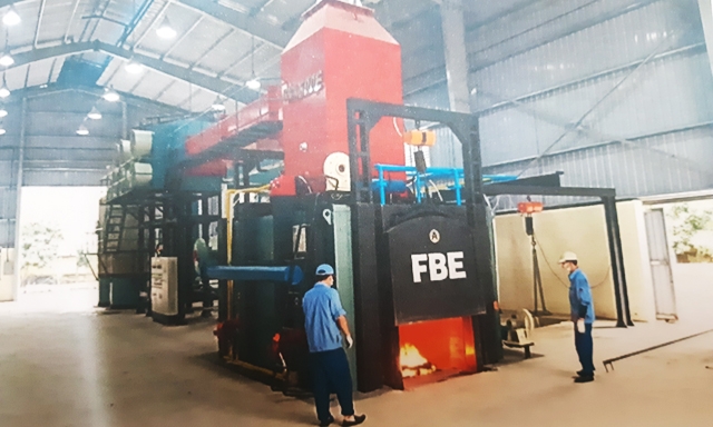 Hệ thống lò đốt chất thải của công ty