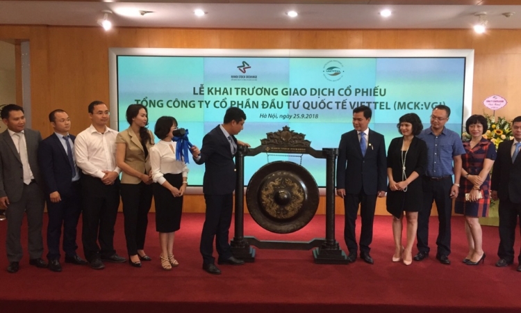Viettel Global tăng hết biên độ phiên chào sàn
