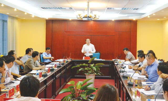 Chủ tịch Nguyễn Ngọc Bảo phát biểu chỉ đạo