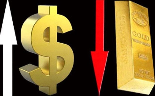 Vàng chịu áp lực bán mạnh.