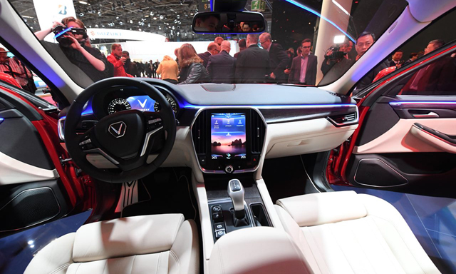 Nội thất xe VinFast tại triển lãm Paris Motor Show 2018
