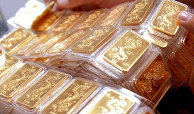 Giá vàng miếng SJC tăng 10 nghìn đồng/lượng.