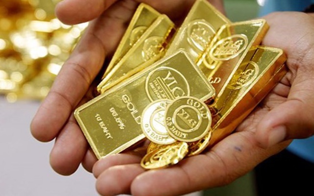 Giá vàng thế giới giao ngay đứng ở mức 1.186 USD/ounce.