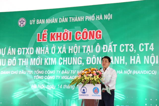 Chủ tịch TP. Hà Nội phát lệnh khởi công