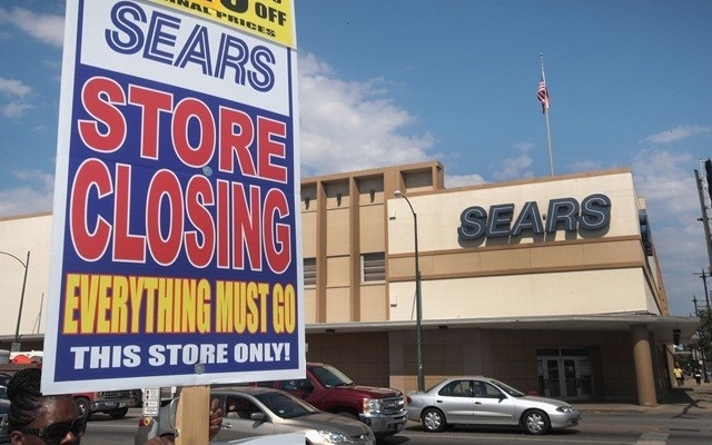 Người khổng lồ bán lẻ Sears đệ đơn phá sản (Ảnh: Internet)