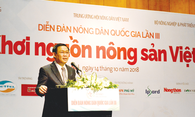 Phó Thủ tướng Vương Đình Huệ: Chính phủ sẽ hoàn thiện hơn nữa các chủ trương, chính sách thúc đẩy phát triển nông nghiệp