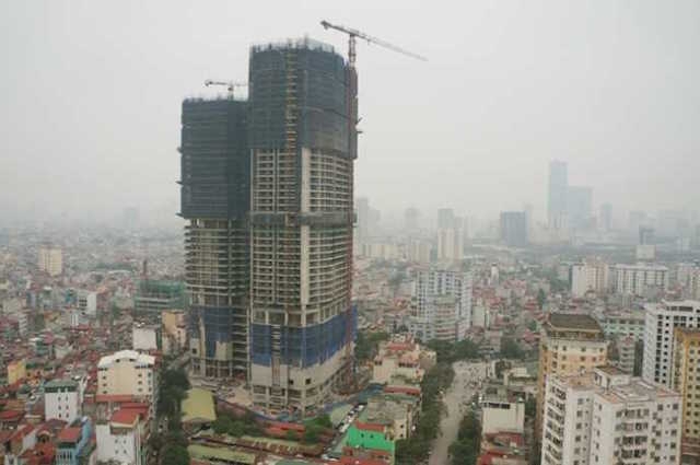 Dự án 302 Cầu Giấy tự ý chuyển đổi mục đích sử dụng đất khi chưa được phép (Ảnh: Internet)