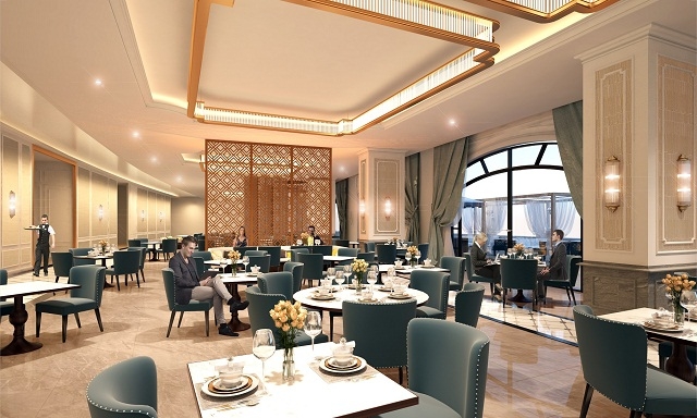 Nhà hàng Á - Âu sang trọng