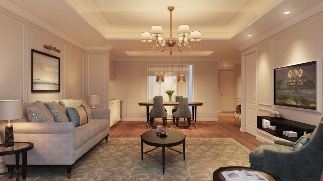 Nội thất tiện nghi đạt chuẩn quốc tế được thiết kế bởi DWP