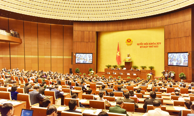 Khai mạc Kỳ họp thứ 6, Quốc hội khóa XIV