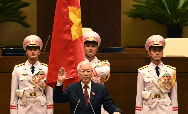 Tổng Bí thư, Chủ tịch nước Nguyễn Phú Trọng tuyên thệ trước Quốc Hội