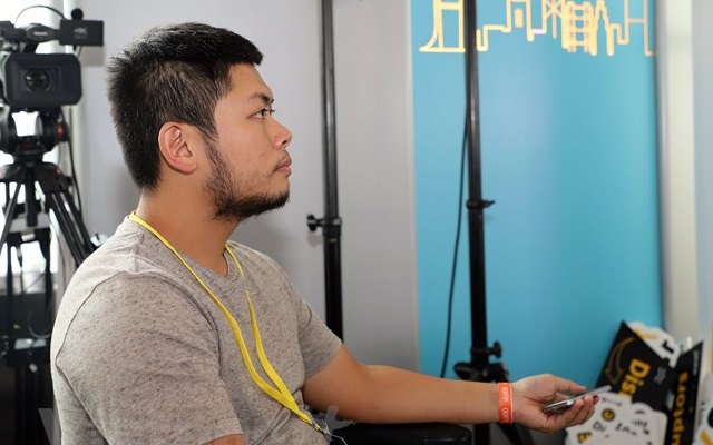 Thí sinh Phạm Hùng Phong - CEO của Cyfeer (Ảnh Internet)