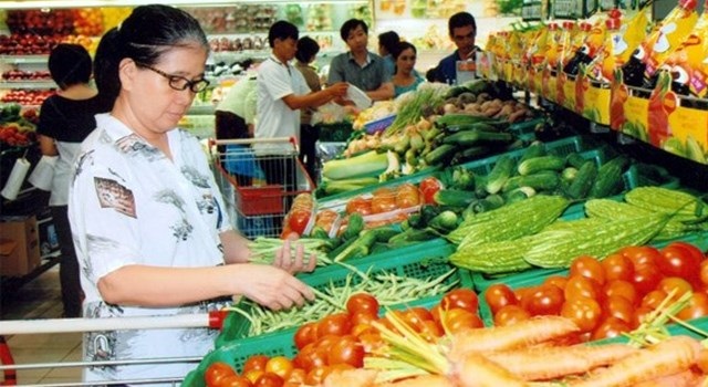 Nhóm hàng hóa thực phẩm tăng 0,18%