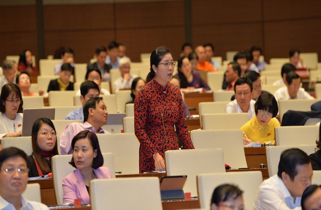 Đại biểu Leo Thị Lịch - đoàn Bắc Giang (Ảnh: Internet)