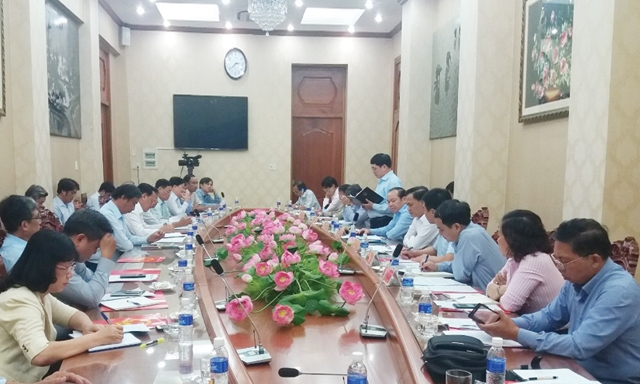 Buổi làm việc của Đoàn công tác Liên minh HTX Việt Nam với Tỉnh ủy Tiền Giang