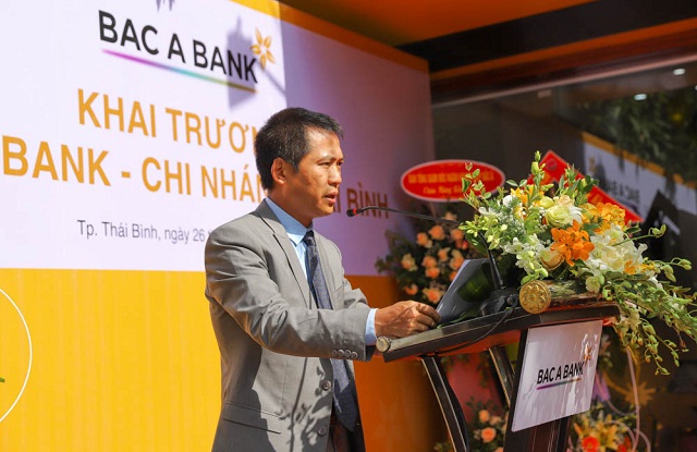 Ông Đặng Trung Dũng - Phó Tổng Giám đốc Thường trực BAC A BANK phát biểu