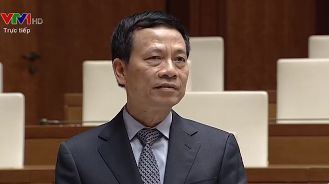 Bộ trưởng Bộ TT&TT Nguyễn Mạnh Hùng