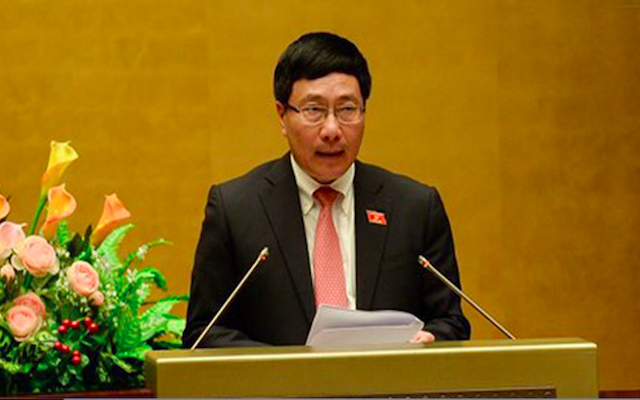 Phó Thủ tướng Chính phủ, Bộ trưởng Bộ Ngoại giao Phạm Bình Minh