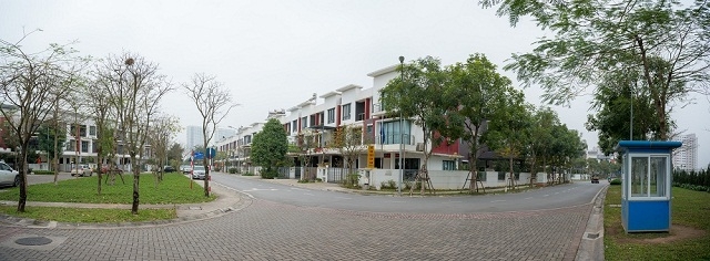 Các tuyến đường nội khu đã được hoàn thiện