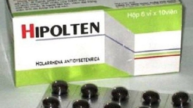Thuốc viên bao đường Hipolten (Mộc hoa trắng 500mg) (Ảnh Internet)