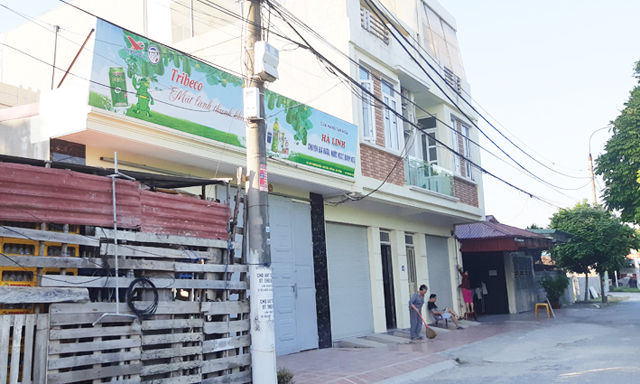 Nhiều hộ tại khu làng nghề đã tự ý chuyển đổi đất được giao làm nhà ở