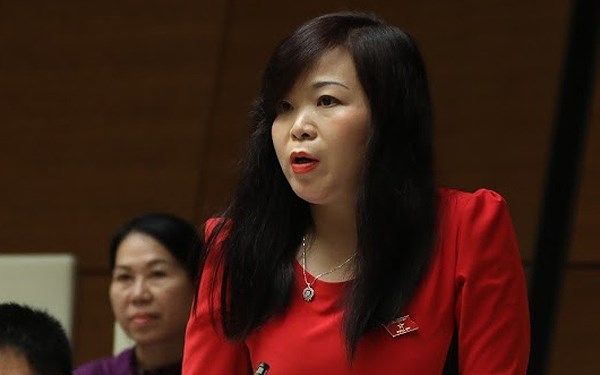 Đại biểu Vũ Thị Lưu Mai (Đoàn Hà Nội)