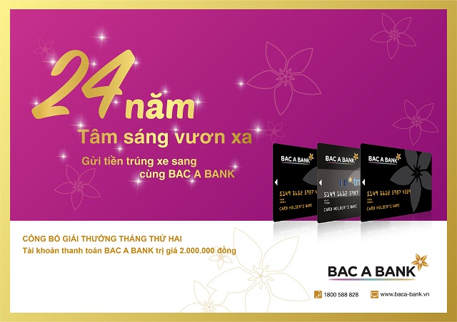Poster chương trình khuyến mại 24 năm tâm sáng vươn xa