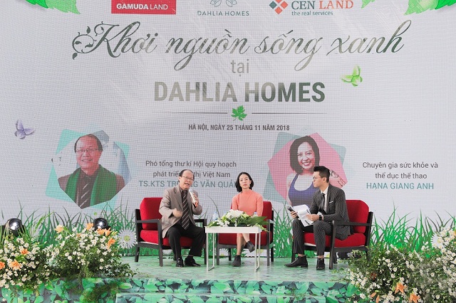 TS. KTS Trương Văn Quảng – Phó tổng thư ký Hội quy hoạch phát triển đô thị Việt Nam chia sẻ trong chương trình “Khơi nguồn sống xanh tại Dahlia Homes”.