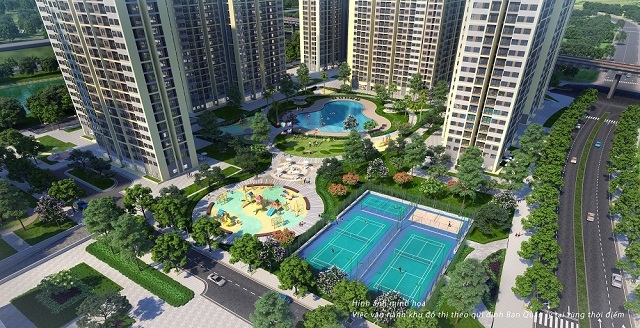 Shop/Shophouse VinCity Ocean Park được thừa hưởng cảnh quan sinh thái xanh mát của đại đô thị