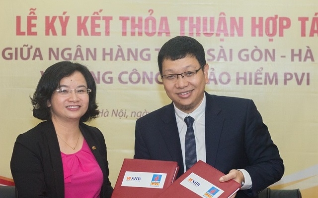Lễ ký hợp tác toàn diện SHB với PVI
