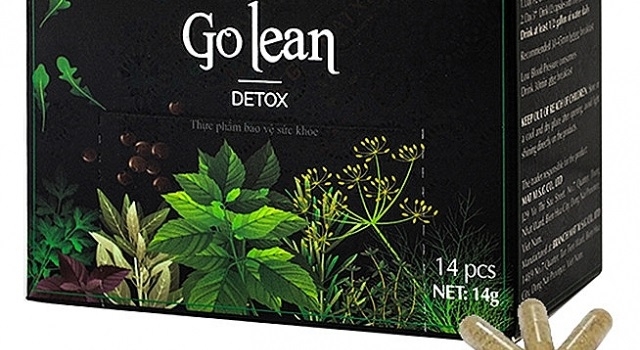 Thu hồi 2 lô thực phẩm bảo vệ sức khỏe Go Lean Detox (Ảnh: Internet)