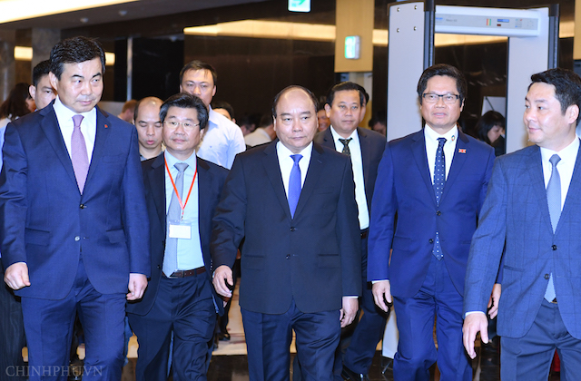 Thủ tướng tham dự VBF 2018 (Ảnh: Chinhphu.vn)