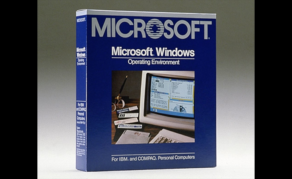 Tháng 11 năm 1985. Phiên bản đầu tiên của Windows. Ảnh: DR