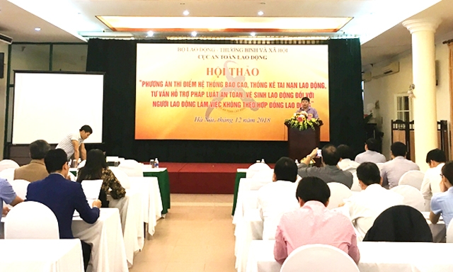 Hội thảo chuyên đề về thống kê TNLĐ, tư vấn hỗ trợ pháp luật ATVSLĐ