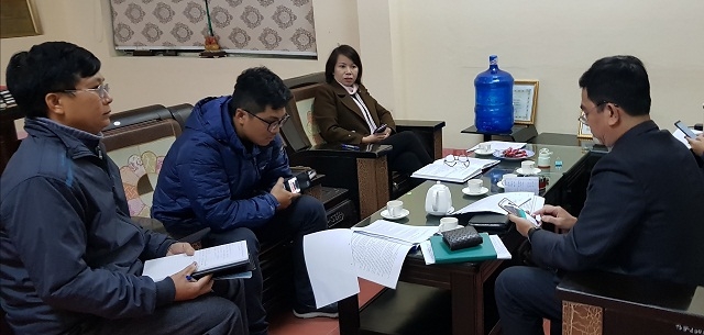 Bà Nguyễn Thị Phương làm việc với nhiều cơ quan báo chí