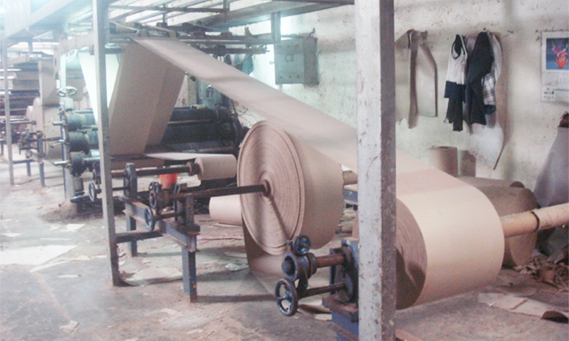 Một dây chuyền sản xuất bao bì của HTX