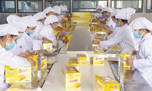 Sản phẩm của nhà máy bánh kẹo TL FOOD