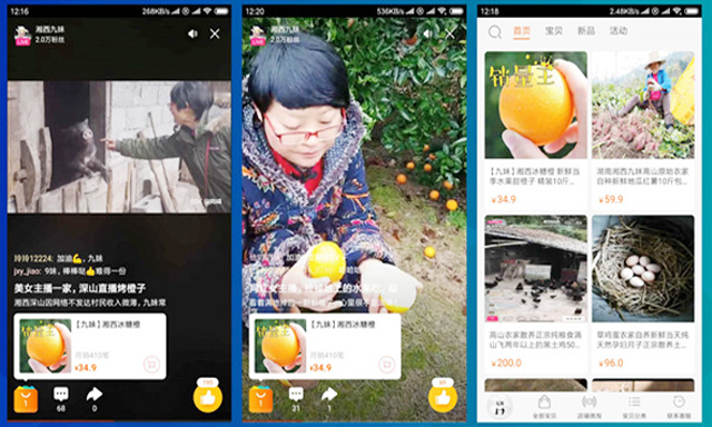 Nông dân Trung Quốc làm giàu bằng livestream
