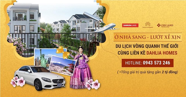Khách hàng lựa chọn Dahlia Homes – KĐT Gamuda Gardens sẽ được hưởng nhiều ưu đãi hấp dẫn