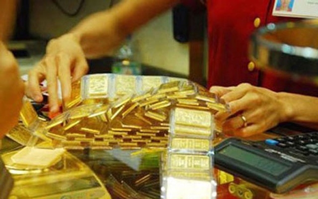 DOJI niêm yết giá vàng miếng tăng 30.000 đồng/lượng ở chiều bán ra so với phiên giao dịch đầu giờ sáng qua - Ảnh Internet