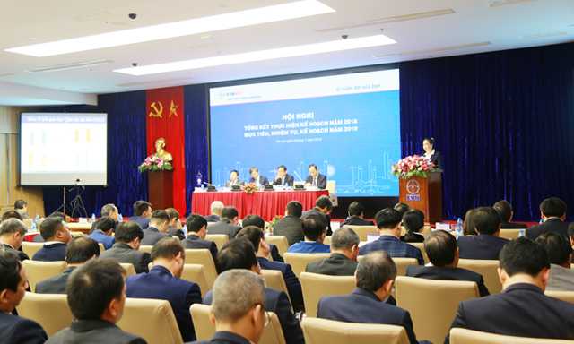 Hội nghị tổng kết năm 2018, triển khai nhiệm vụ 2019 của EVNNPC