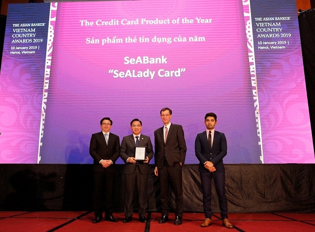 Thẻ tín dụng quốc tế SeALady vinh dự được The Asian Banker bình chọn là Sản phẩm thẻ tín dụng tiêu biểu của năm 2018